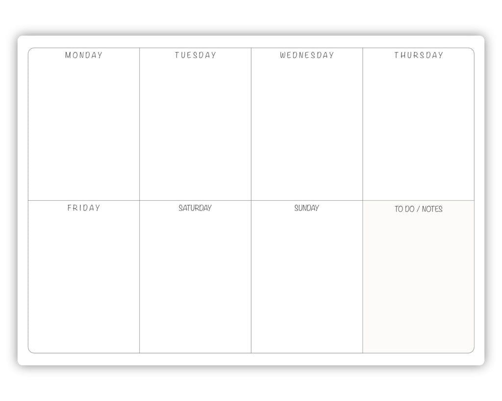 Weekly Family Planner 
