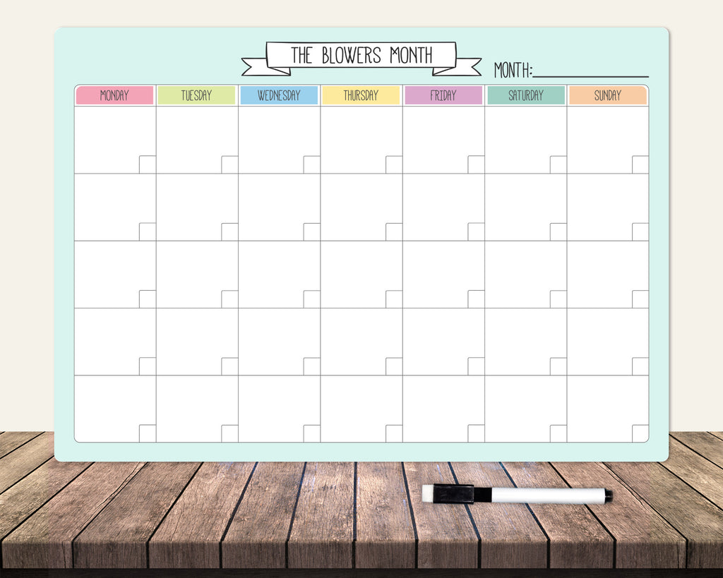 monthly family planner 