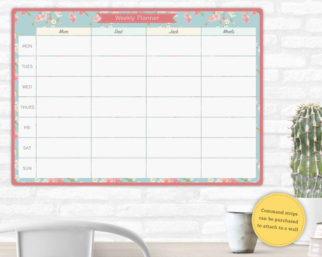 schedule whiteboard planner