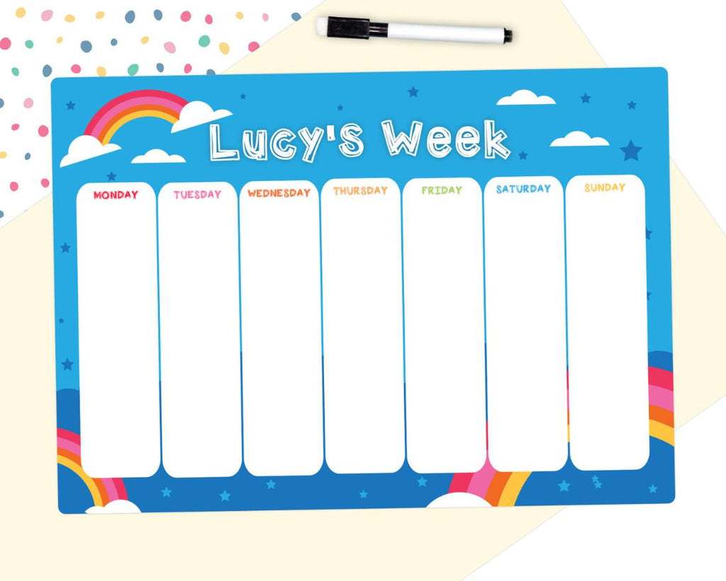 kids weekly planner