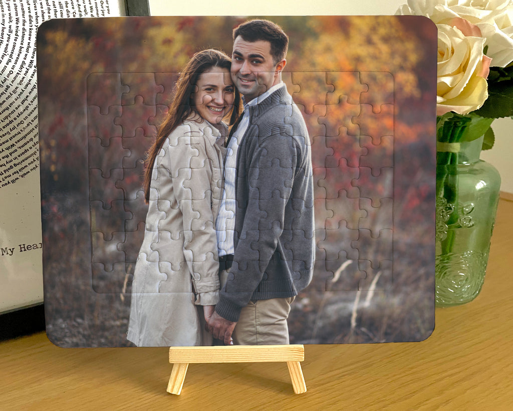 Photo Jigsaw Puzzle on easel