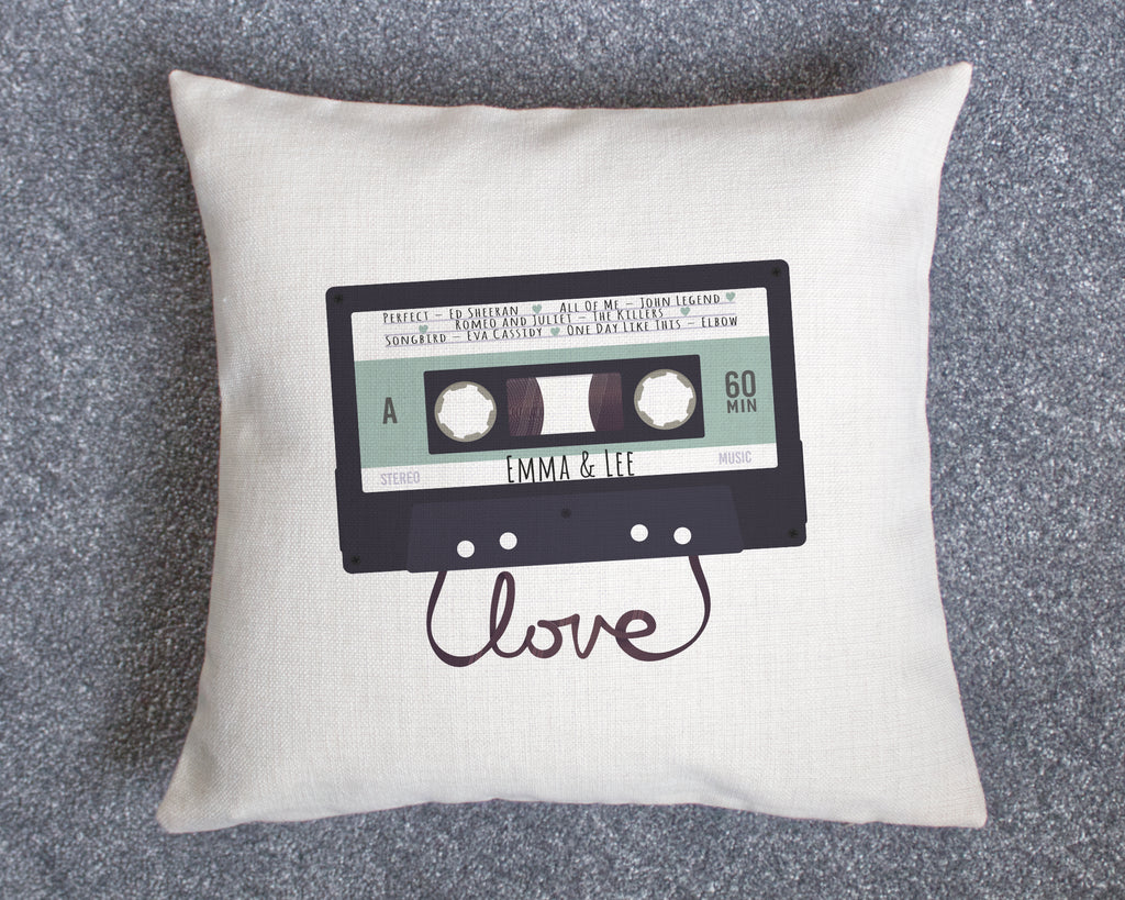 personalised name cushion cover