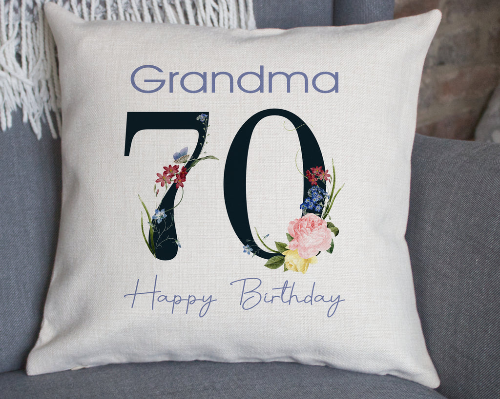  personalised birthday cushion