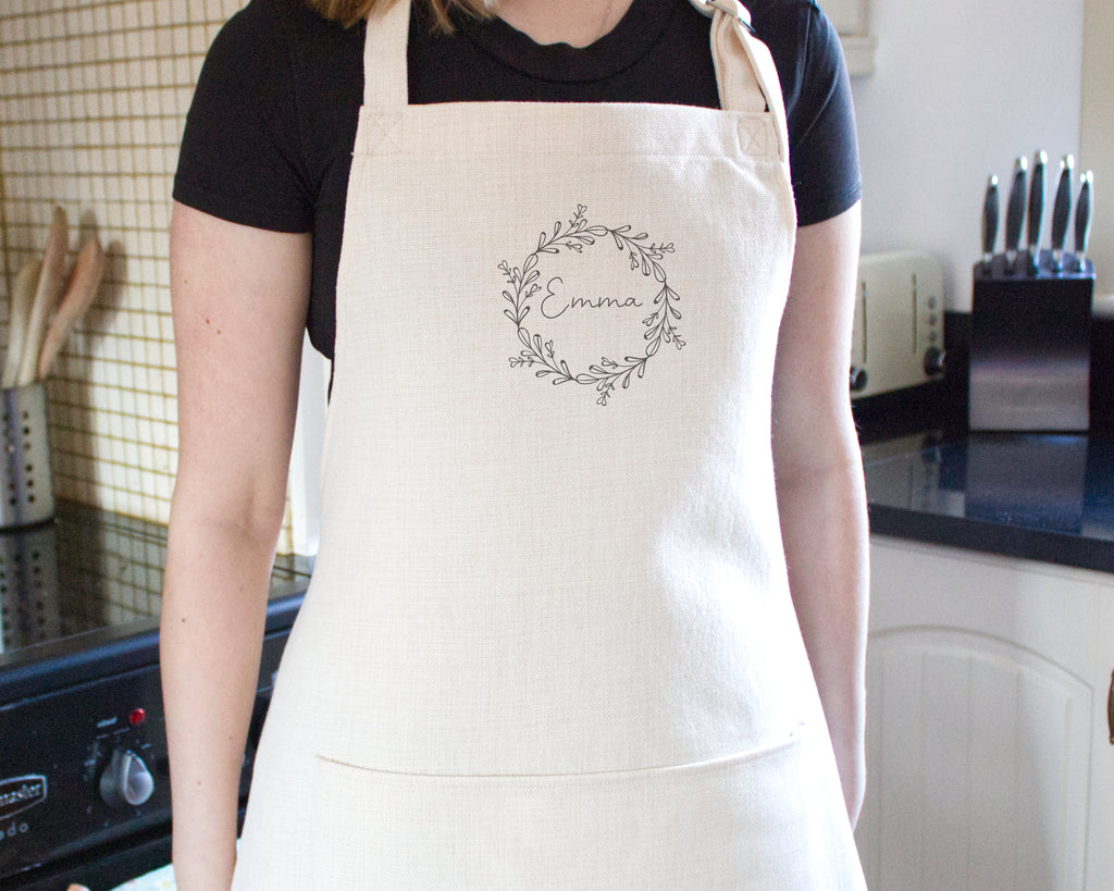 personalised chefs apron 