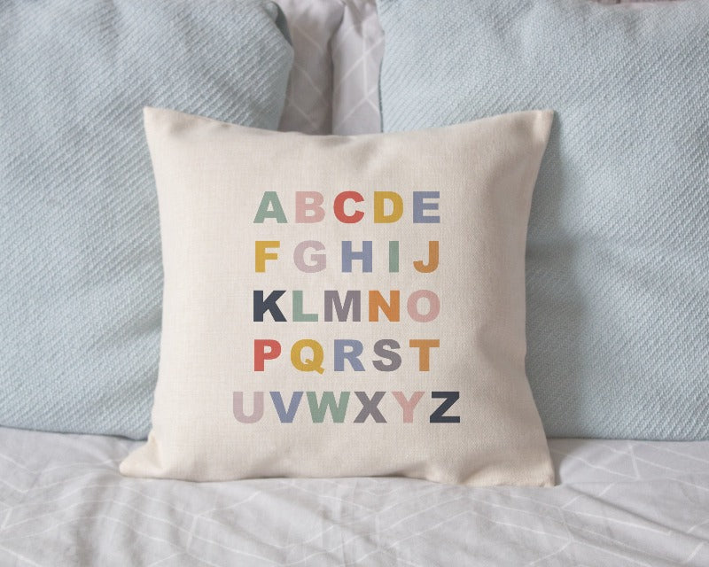 cushion covers alphabet