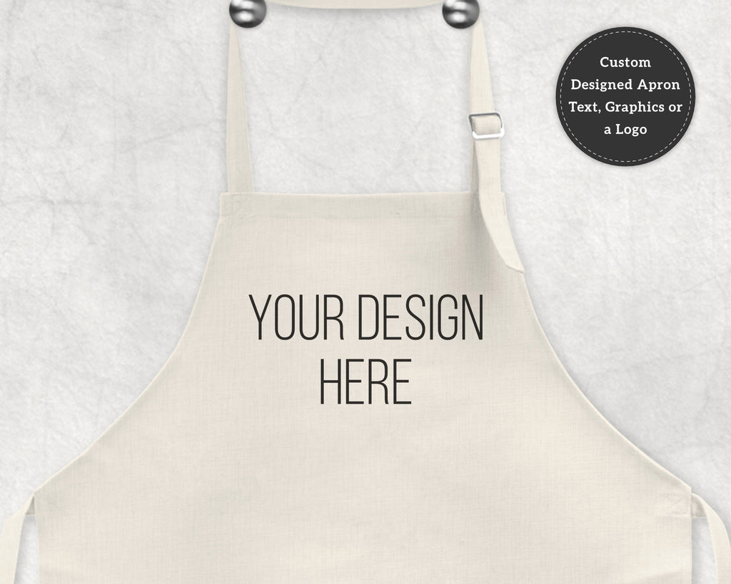 personalised apron with logo 