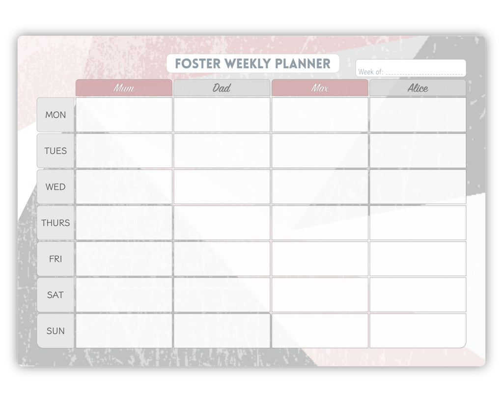 week to view family planner
