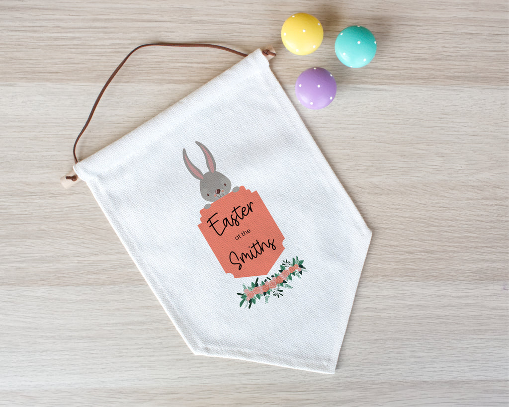 personalised easter sign flag