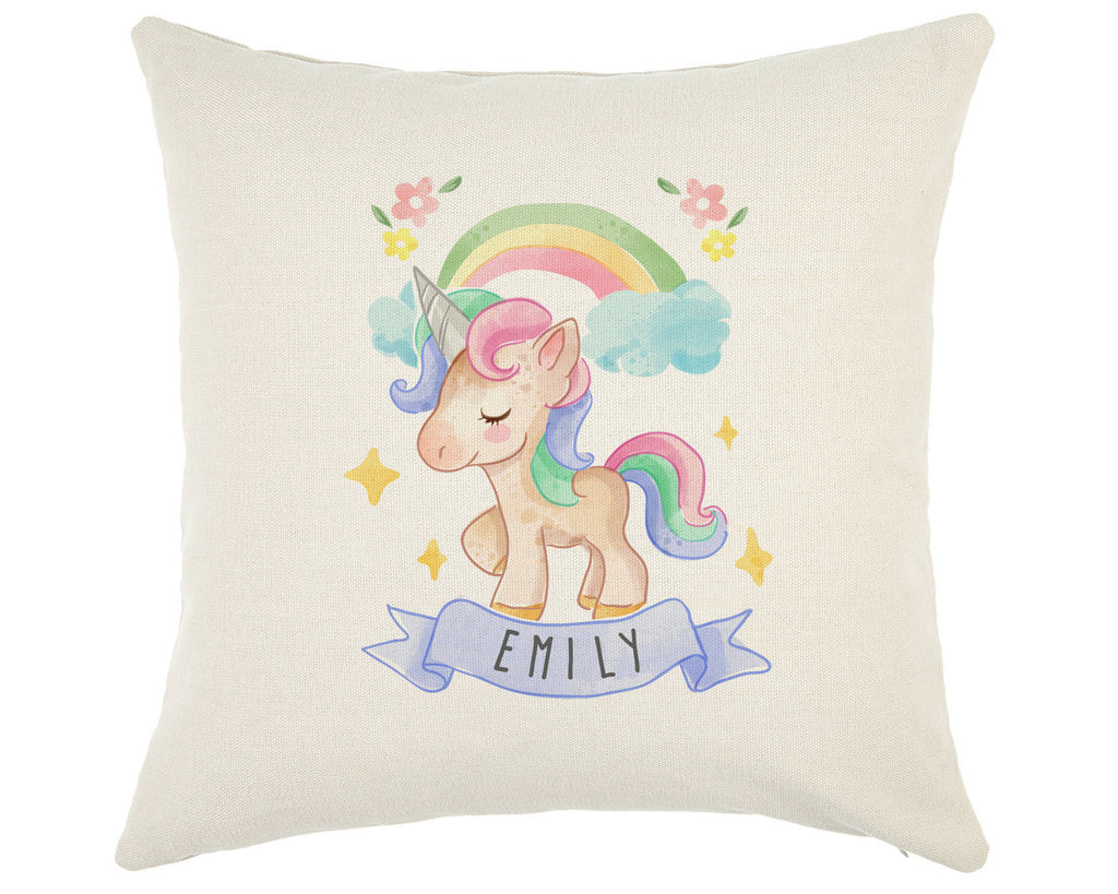 personalised unicorn cushion gift