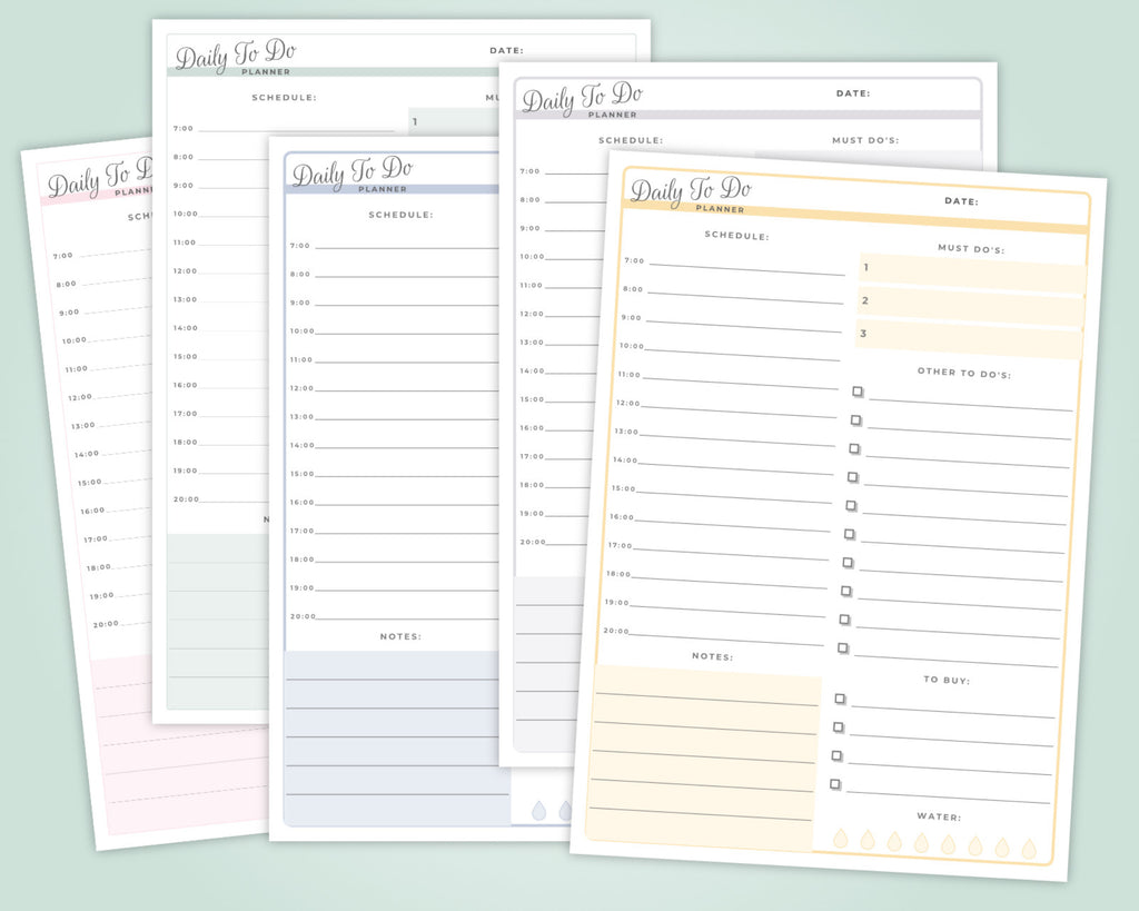 notepad daily planner