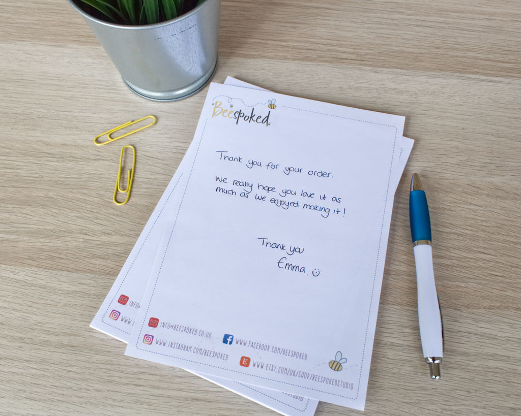 personalised notepad with logo 