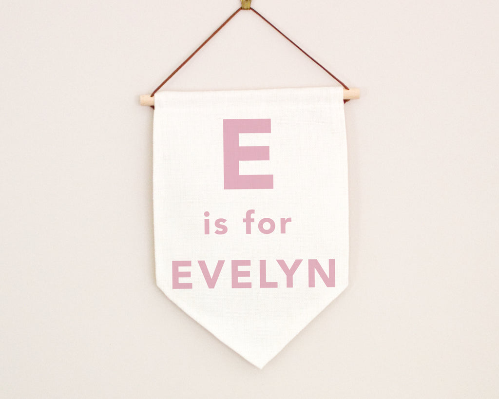 personalised name banner 