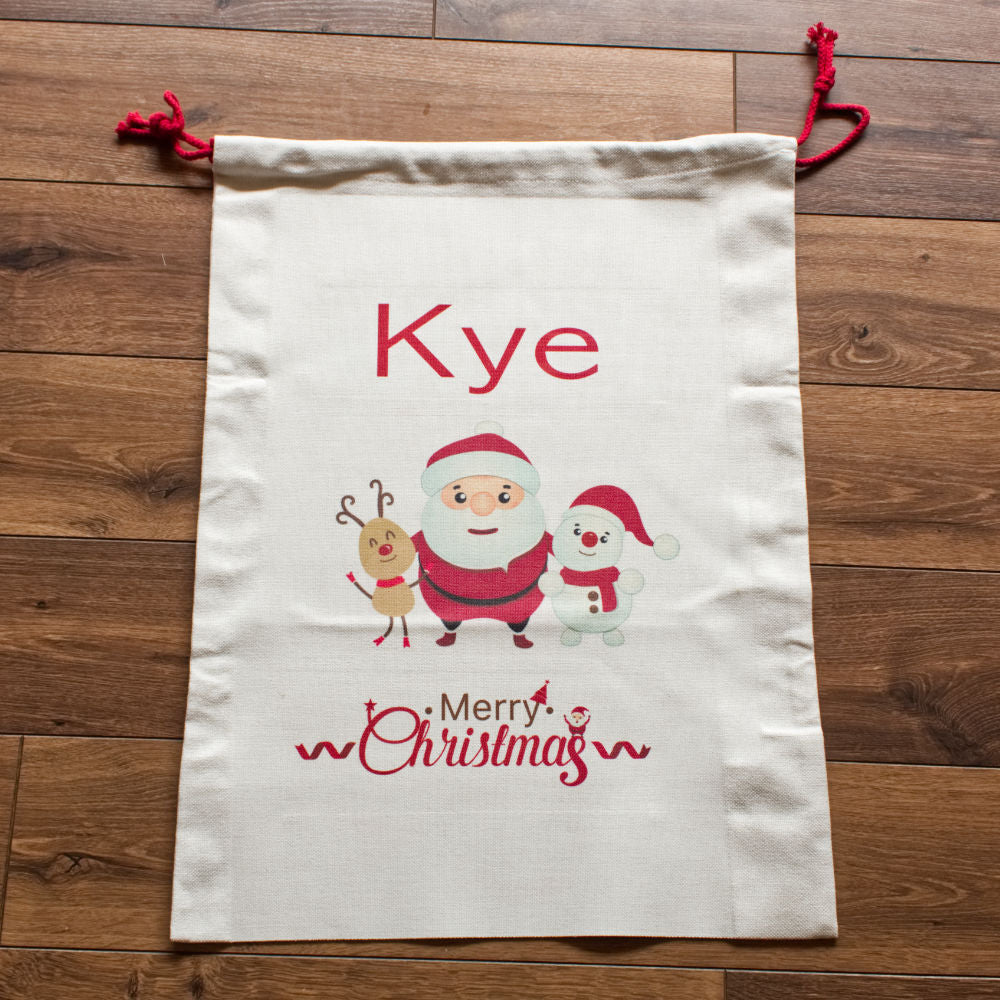 Personalised Present Sack for Christmas