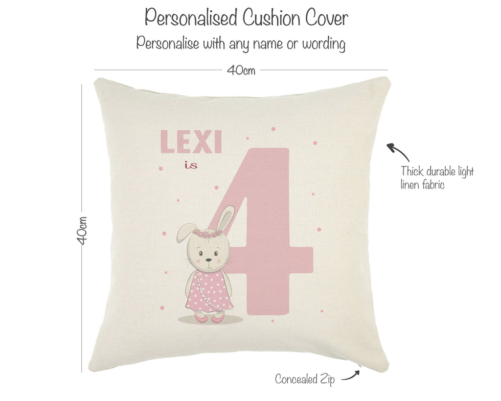 pink rabbit cushion 