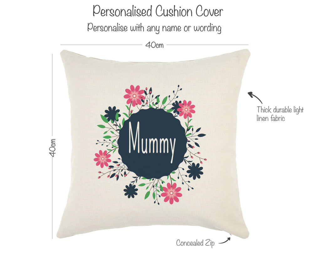 flower cushion cover 