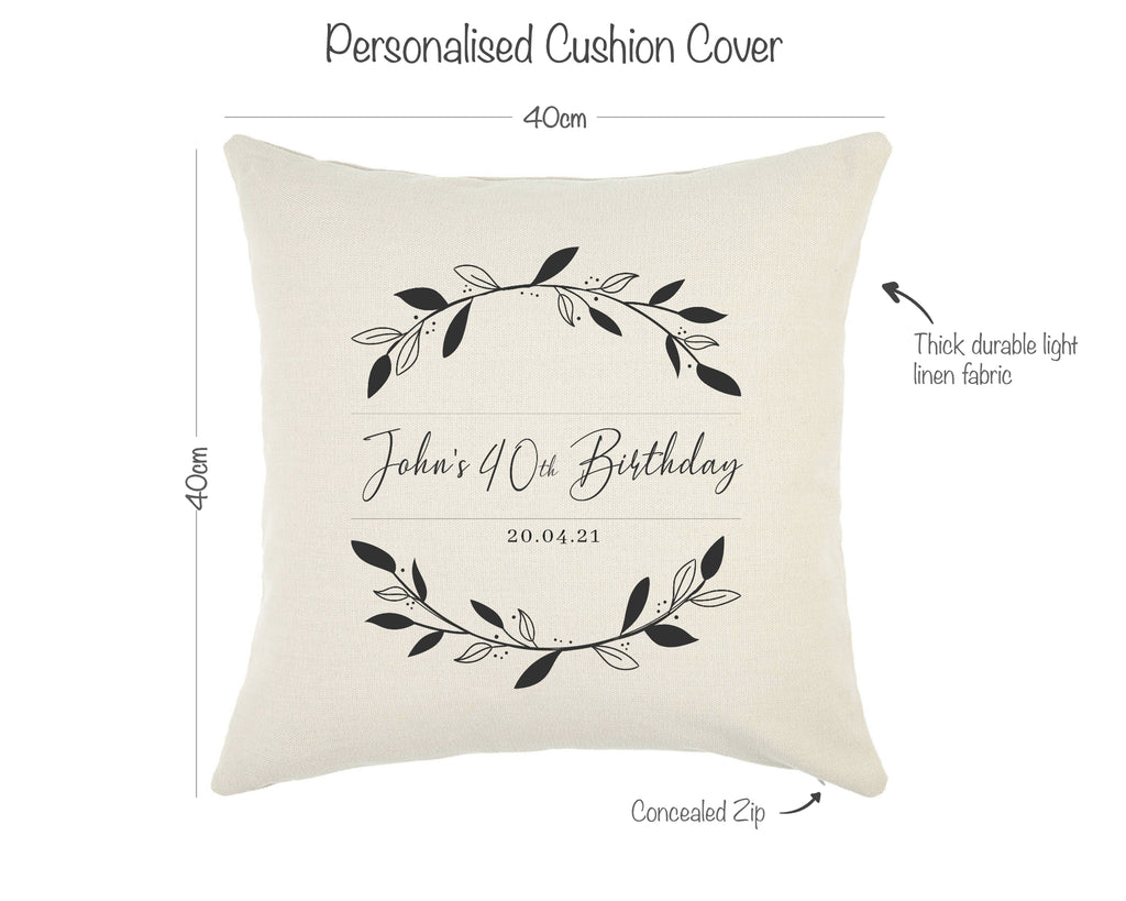 birthday cushion cover 