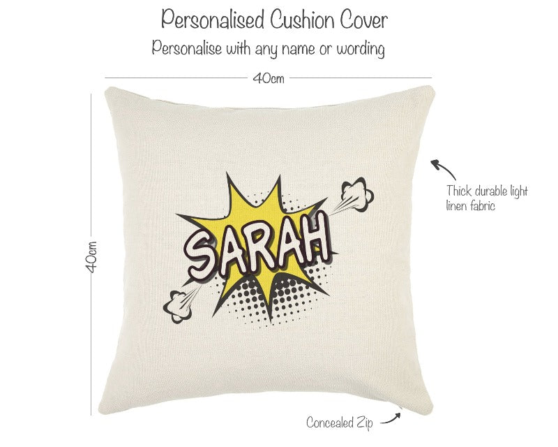 comic cushion cover