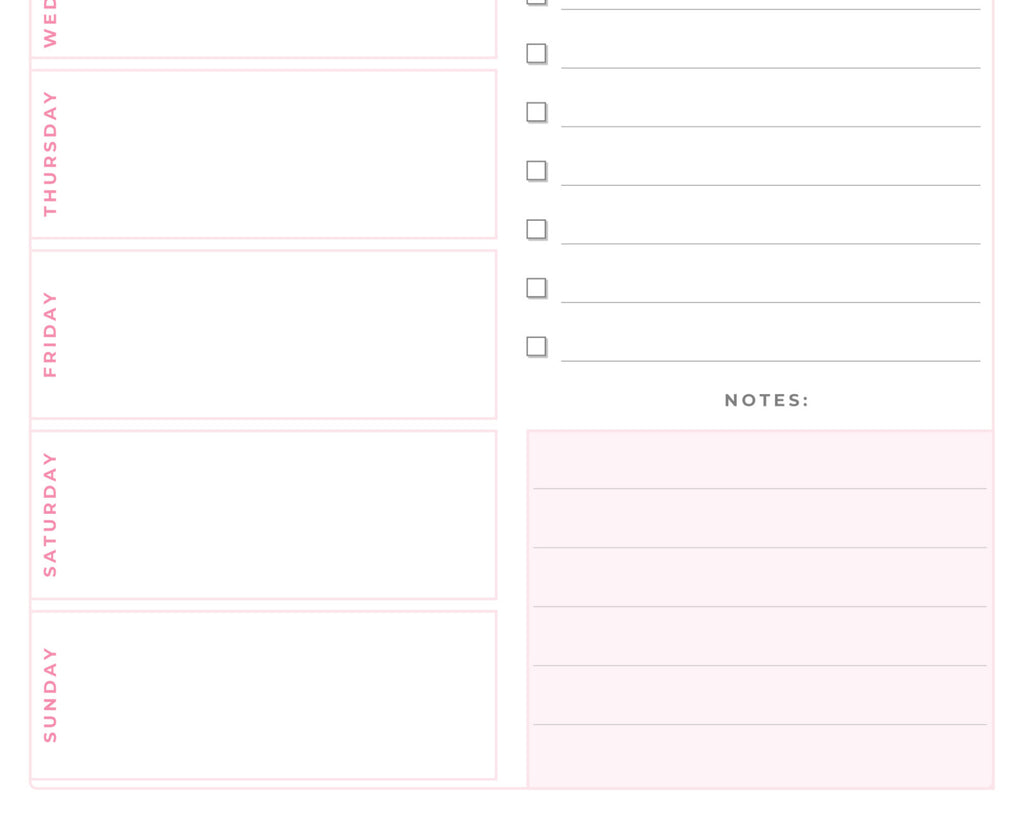 to do list weekly planner 