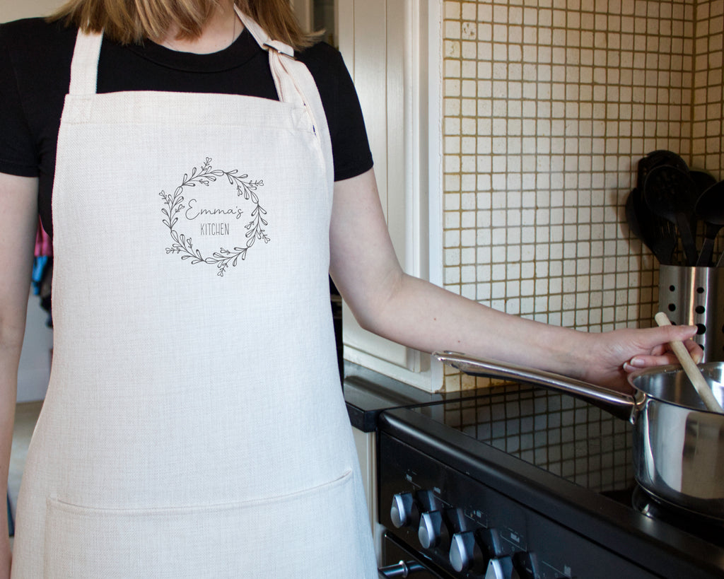 personalised chef apron 