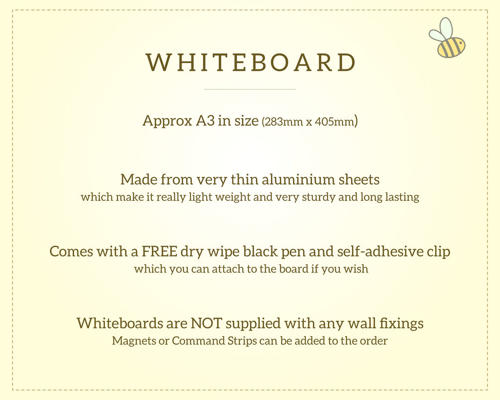 design your own monthly whiteboard calendar